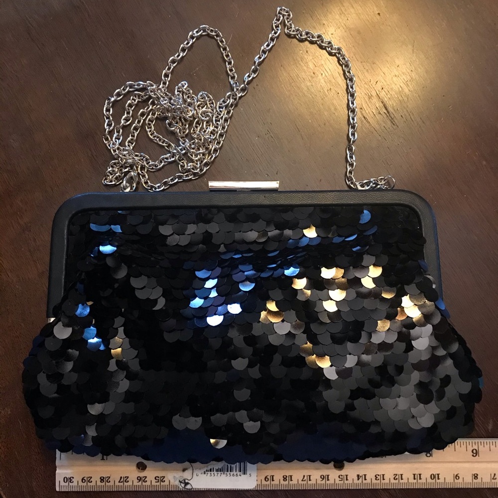 Sequin frame clutch Tracee Ellis Ross new